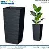 Foto articolo dell\'articolo 00000191 VASO AURORA 30X30X57 CM ANTRACITE