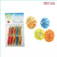 Foto articolo dell\'articolo 10 PZ STECCHINI OMBRELLINI H 7 CM PRT138 