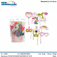 Foto articolo dell\'articolo 12 PZ ACCESSORI FOTO UNICORNO PRT659 