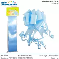 Foto articolo dell\'articolo 2 PZ COCCARDA AZZURRA 5X150 CM PRT312 