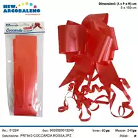 Foto articolo dell\'articolo 2 PZ COCCARDA ROSSA 5X150 CM PRT643 