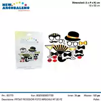 Foto articolo dell\'articolo 20 PZ ACCESSORIO FOTO MASCHILE 12X22 CM PRT567