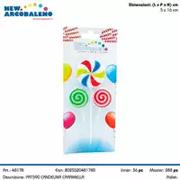 Foto articolo dell\'articolo 3 PZ CANDELINA CARAMELLA 5X16 CM PRT590 