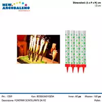 Foto articolo dell\'articolo 4 PZ FONTANA SCINTILLANTE H 13 CM SFX0902 