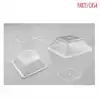 Foto articolo dell\'articolo 5 PZ COPPETTA CON COPERCHIO 6X6X7 CM PRT674 