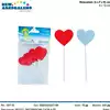 Foto articolo dell\'articolo 6 PZ DECORAZIONE CUORE 4X12 CM PRT577