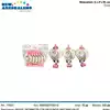 Foto articolo dell\'articolo 6 PZ TROMBETTA UNICORNO H 13 CM PRT671 