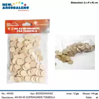 Foto articolo dell\'articolo 90 COPRINUMERI TOMBOLA 1,80x0,30 CM AN163