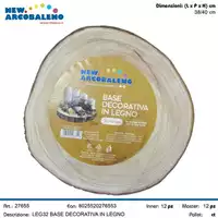 Foto articolo dell\'articolo BASE DECORATIVA IN LEGNO 38-40 LEG32 