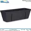 Foto articolo dell\'articolo BE54005 CASSETTA ANVERSA CON GANCI 50 CM ANTRACITE
