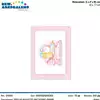 Foto articolo dell\'articolo BIGLIETTO BATTESIMO BIMBA 17X12 CM PRT618 