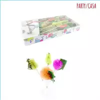 Foto articolo dell\'articolo BOX 50 PZ PICK FLOWER 12X3X24,4 CM PRT14 