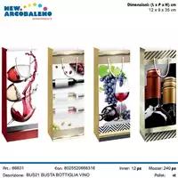 Foto articolo dell\'articolo BUSTA BOTTIGLIA VINO 12X9X35 CM BUS21