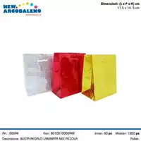 Foto articolo dell\'articolo BUSTA REGALO LAMINATA MIX PICCOLA 00694 