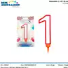 Foto articolo dell\'articolo CANDELA N°1 BIG H 11,5 CM PRT544 