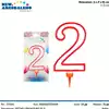 Foto articolo dell\'articolo CANDELA N°2 BIG H11,5 CM PRT545 