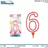Foto articolo dell\'articolo CANDELA N°6 BIG H 11,5 CM PRT549 