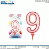 Foto articolo dell\'articolo CANDELA N°9 BIG H 11,5 CM PRT552 