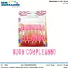 Foto articolo dell\'articolo CANDELINA BUON COMPLEANNO ROSA H 5 CM PRT269 