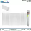 Foto articolo dell\'articolo CANNICCIO DOPPIA VISTA BIANCO IN PVC 100x300 CM GRN100 