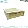 Foto articolo dell\'articolo CASSETTA LEGNO NATURALE WOOD BOX 32X32X9 CM VSL09 