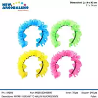 Foto articolo dell\'articolo CERCHIETTO HAWAIANO FLUORESCENTE 11X14 CM PRT481 