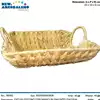 Foto articolo dell\'articolo CESTINO QUADRATO CON MANICI IN GIACINTO D'ACQUA 24X24X6 CM CST122 