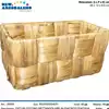 Foto articolo dell\'articolo CESTINO RETTANGOLARE IN GIACINTO D'ACQUA 20X12X9,5 CM CST128 