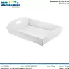 Foto articolo dell\'articolo CESTO BIANCO PICCOLO 36x28x6/9 CM CAT1510M/CBI VCT16
