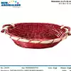 Foto articolo dell\'articolo CESTO LUSSO BORDO BIANCO 50X36X13 CM CNT305 