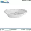 Foto articolo dell\'articolo CESTO OVALE BIANCO 36X27X10 CM CNT269 