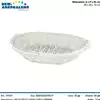 Foto articolo dell\'articolo CESTO OVALE BIANCO 58X45X14 CM CNT14