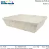 Foto articolo dell\'articolo CESTO RETTANGOLARE BIANCO IN BAMBU' 38x30x9 CM CNT297 