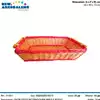 Foto articolo dell\'articolo CESTO RETTANGOLARE MIELE E ROSSO 56X43X13 CM CNT32 