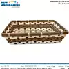Foto articolo dell\'articolo CESTO RETTANGOLARE NOCE MIELE ORO CNT317