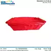 Foto articolo dell\'articolo CESTO RETTANGOLARE ROSSO 46X34X13 CM CNT154 