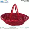 Foto articolo dell\'articolo CESTO ROSSO CON DUE MANICI 50X38X14 CM CNT306 