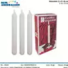 Foto articolo dell\'articolo CONFEZIONE 10 PZ CANDELE STEARICHE Ø2x15 CM S903 