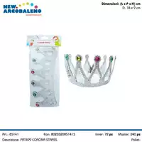 Foto articolo dell\'articolo CORONA STRASS Ø 18X18X9 CM PRT499 