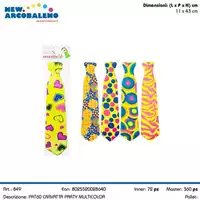 Foto articolo dell\'articolo CRAVATTA PARTY MULTICOLOUR 11X43 CM PRT60 