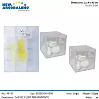 Foto articolo dell\'articolo CUBO TRASPARENTE 5X5X5 CM CAS262