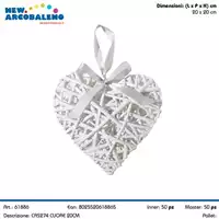 Foto articolo dell\'articolo CUORE DECORATIVO 20X20 CM CAS274 