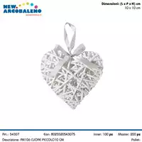 Foto articolo dell\'articolo CUORE DECORATIVO PICCOLO 10X10 CM AN106