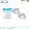 Foto articolo dell\'articolo CUORE TRASPARENTE 8X8 CM CAS265