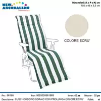 Foto articolo dell\'articolo CUSCINO SDRAIO CON PROLUNGA COLOR ECRU CUS01