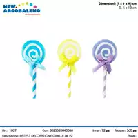 Foto articolo dell\'articolo DECORAZIONE GIRELLA 5X5X12 CM PRT251  