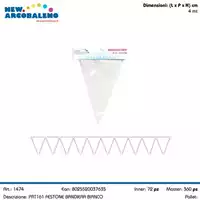 Foto articolo dell\'articolo FESTONE BANDIERA  BIANCA 4 MT PRT161 