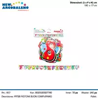 Foto articolo dell\'articolo FESTONE BUON COMPLEANNO 180X17 CM PRT28 
