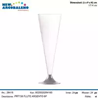 Foto articolo dell\'articolo FLUTE BASE ARGENTO 6 PZ PRT726 