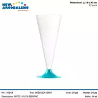 Foto articolo dell\'articolo FLUTE BASE AZZURRA 6 PZ PRT731 